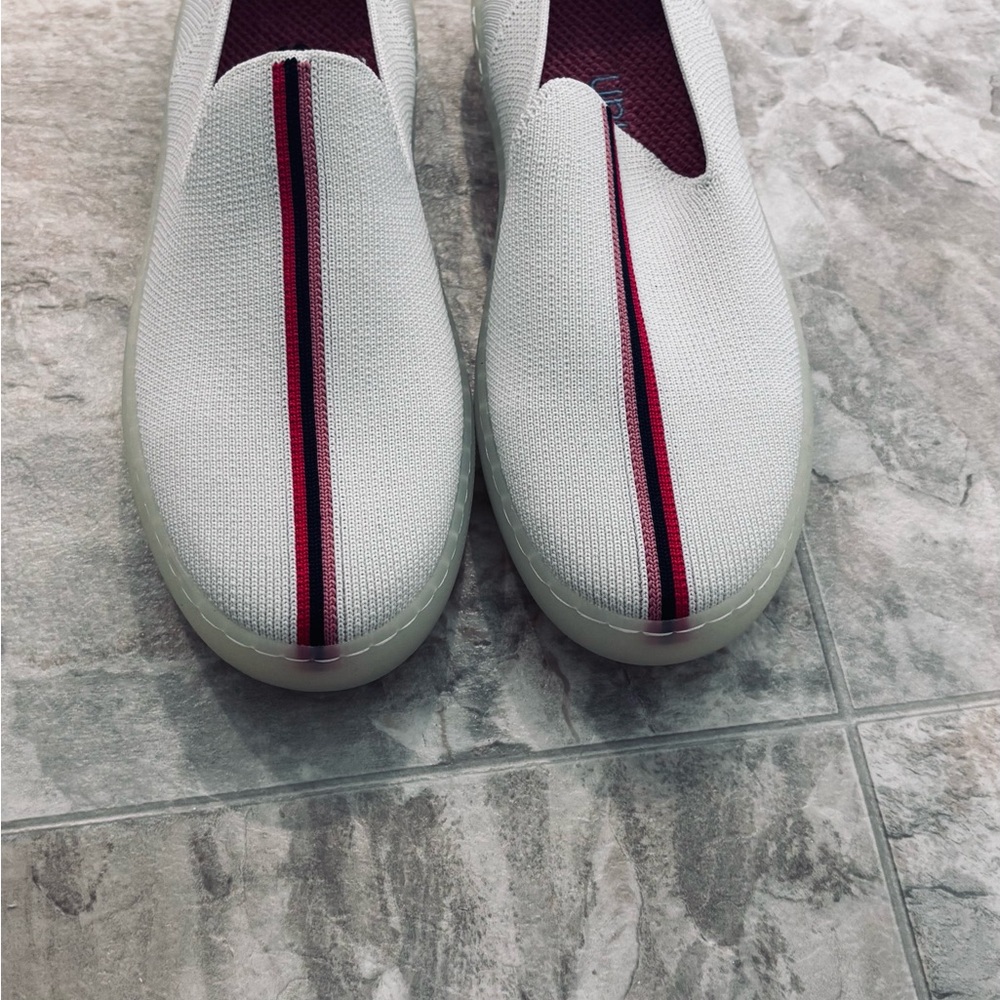 Rothy's White and Red Flats & Loafers